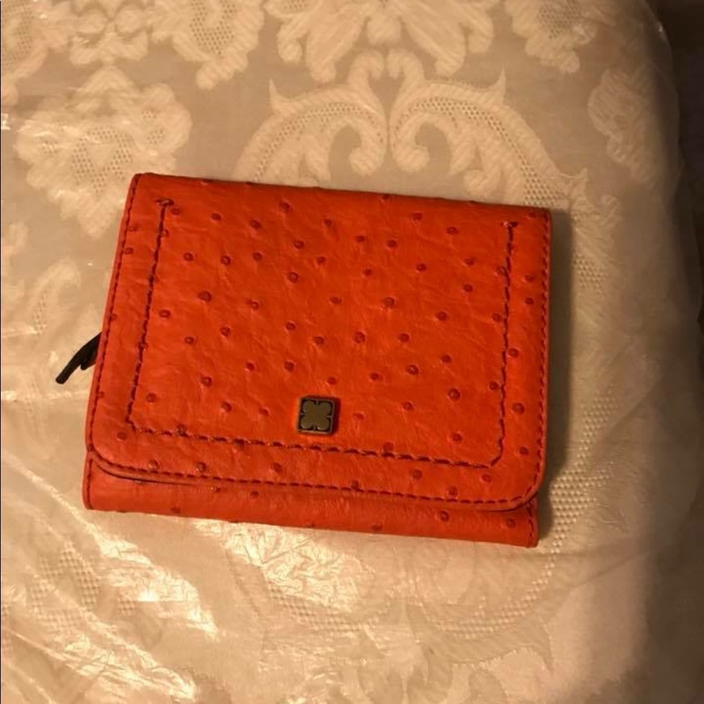 Orange wallet